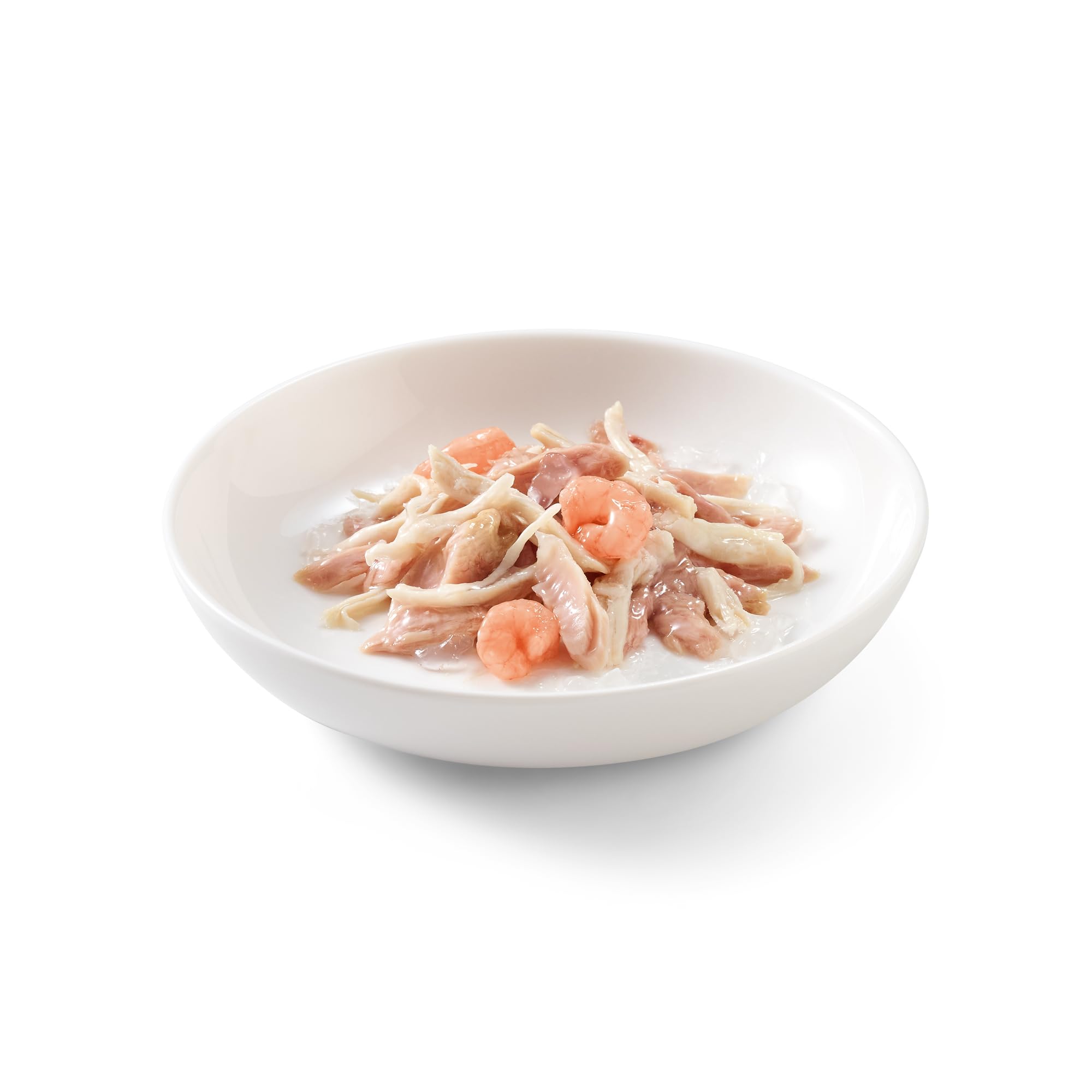 Schesir Cat Jelly Thon et Poulet avec crevettes, Nourriture pour Chat Humide en gelée, 30 sachets x 50 g
