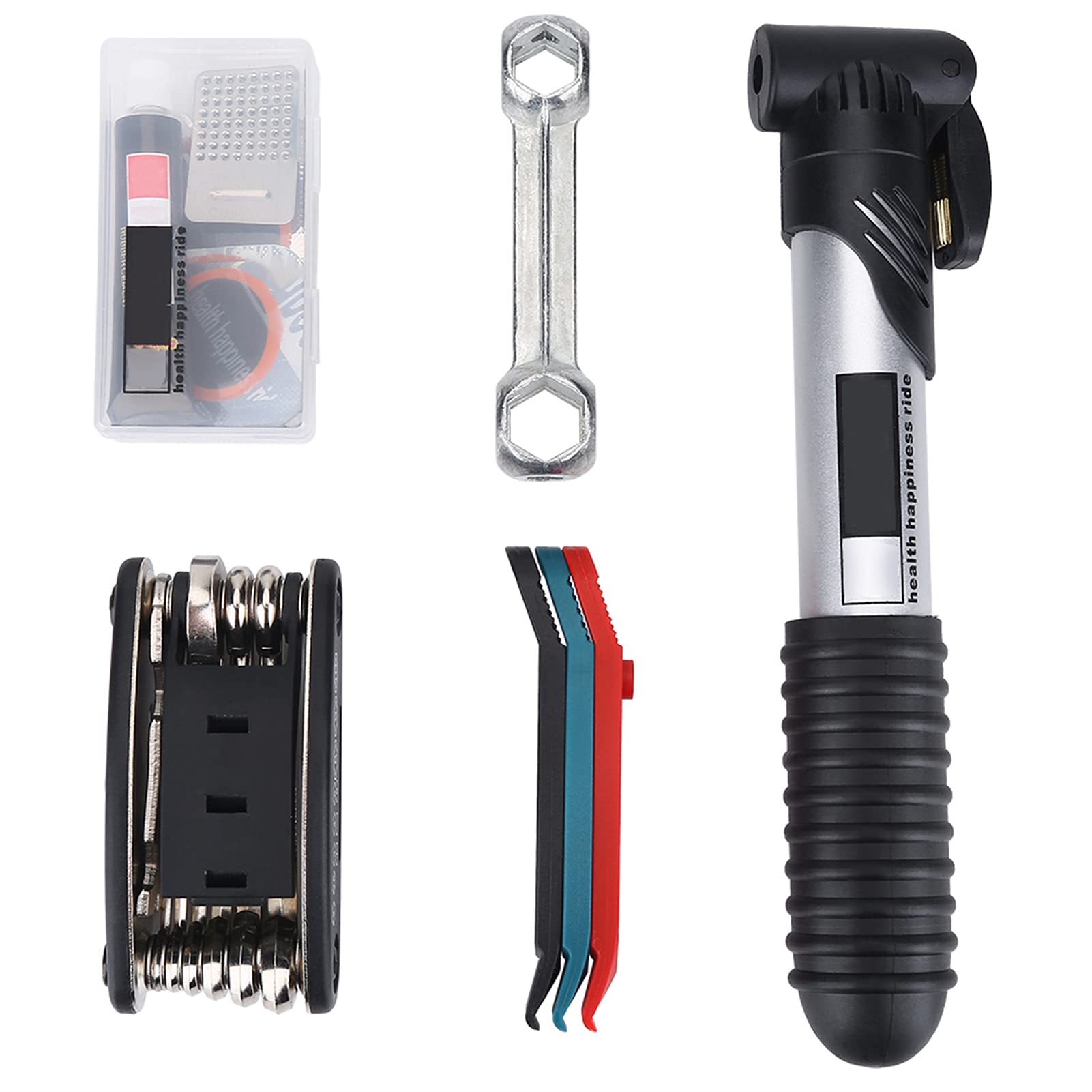 RiToEasysports Bike Repair Kit, Portable Mountain Bike Repairing Tool Storage Pack Bag Box Cycling Accessories