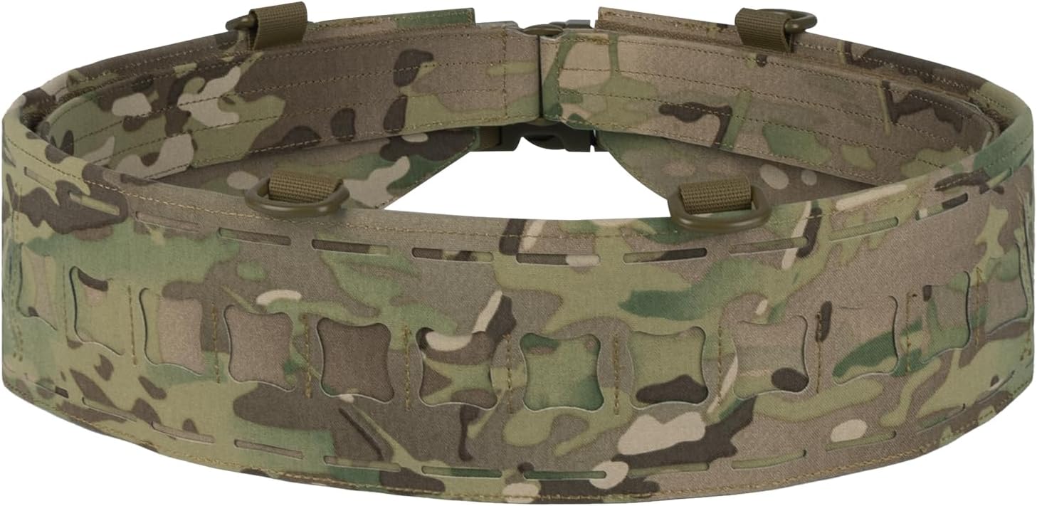 YAKEDA Tactical Battle Belt-3 in 1 Rigger Heavy Duty Combat Belt with 4 D-Rings for Work, Hunting & Outdoor,Training - Image 2