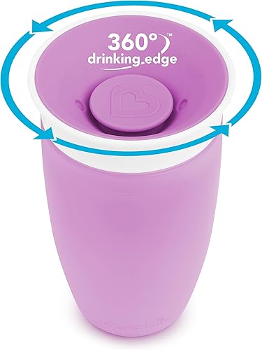 Vista 20 de Munchkin® Miracle® 360 - Vaso para niños pequeños, 10 onzas, verde/azul, 2