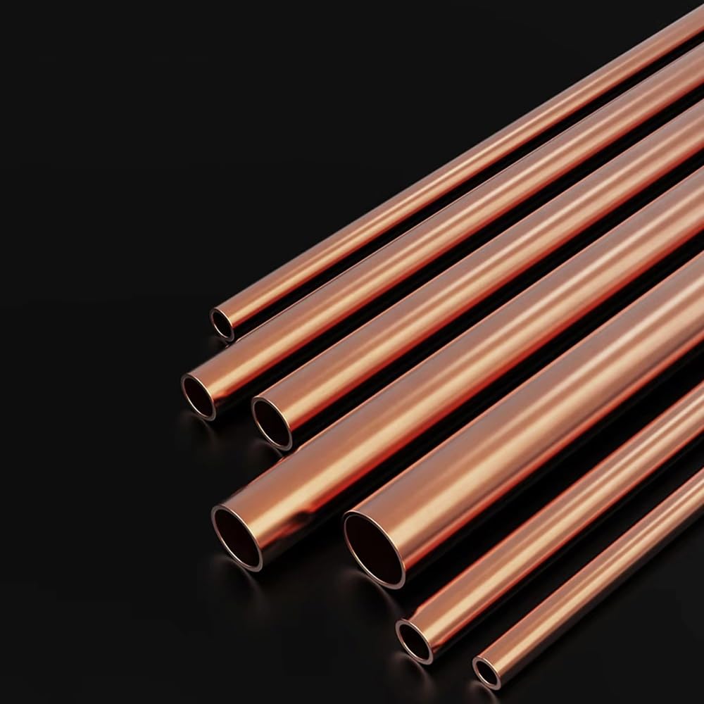 T2 starres gerades Kupferrohr for EDM-Tieflochbohren, 20–23 mm Außendurchmesser, 1 Stück(100x23x3mm)