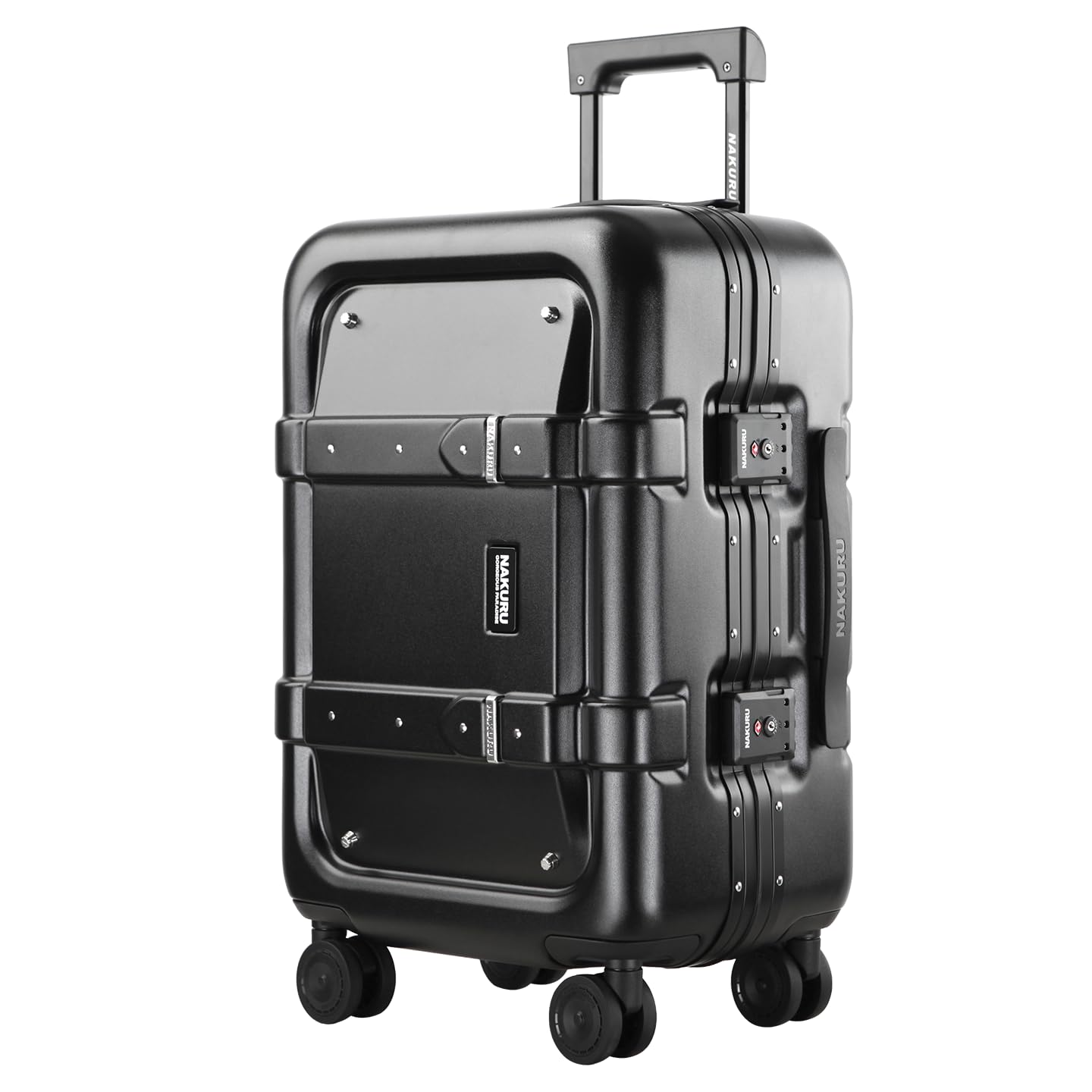 Amazon | NAKURU ハードシェル機内持ち込み手荷物、フロントポケットと