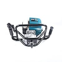 Vista 1 de Taladro de perforación para postes con taladro de tierra con broca de taladro de tierra (motor de 52 cc + 2 brocas + barra de extensión)