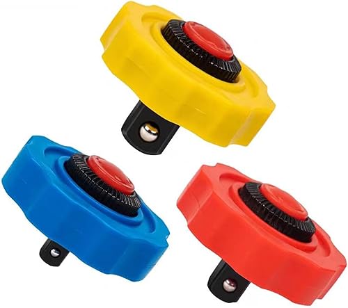 Miniatura 8 de WINTOWIN Juego de trinquete de rueda de pulgar de 14 de pulgada, 38 de pulgada y 12 pulgadas, trinquete de 72 dientes, llave de trinquete de palma,