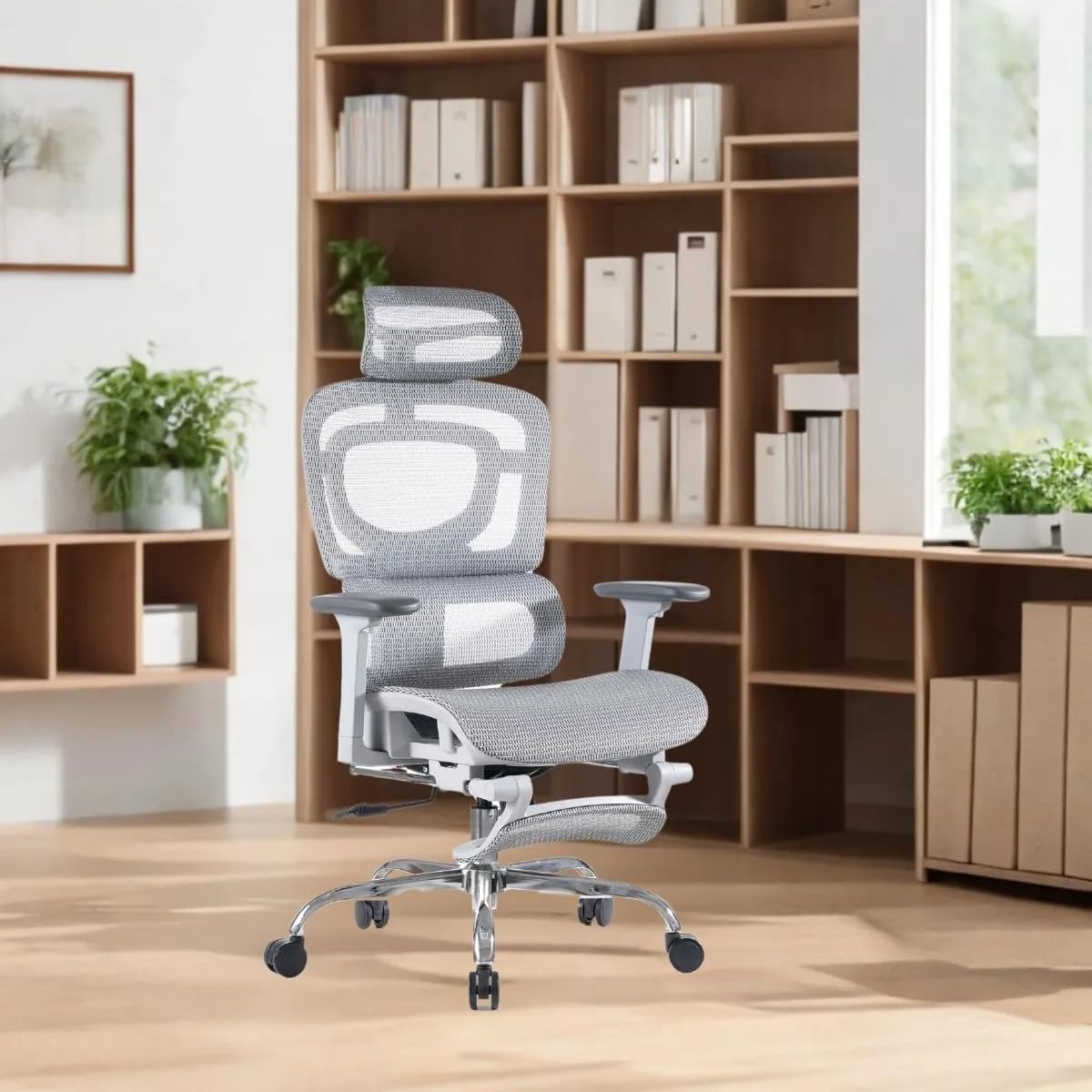 Cadeira De Escritório Ergonômica Mônaco Wt07 Luvinco Malha