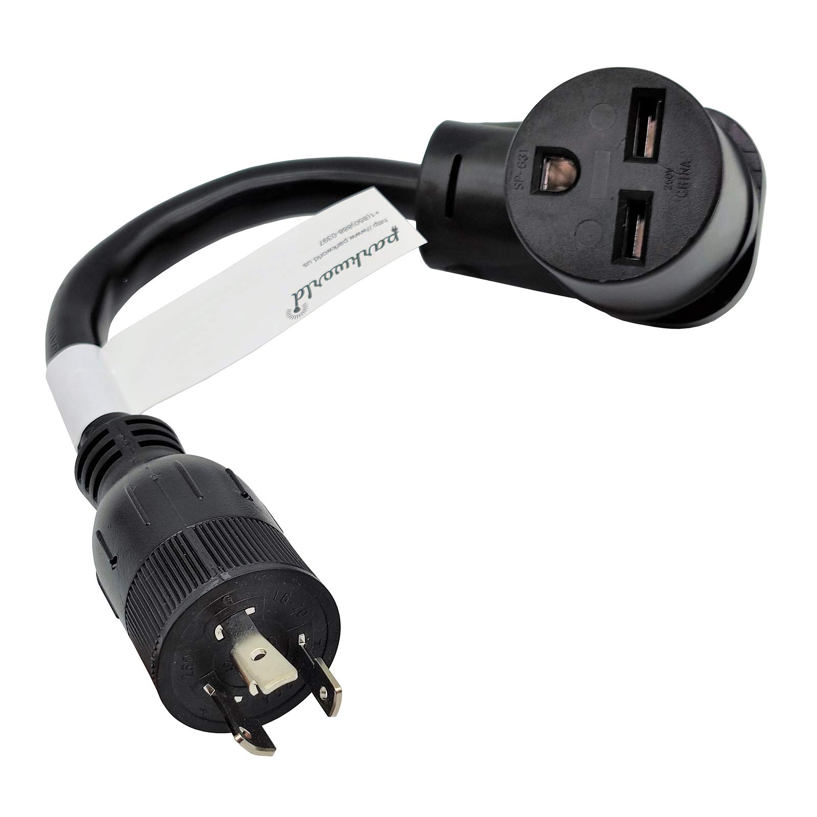 Amazon.com: Parkworld 62411 NEMA L6-20P to 6-30R, Locking 20A 250V