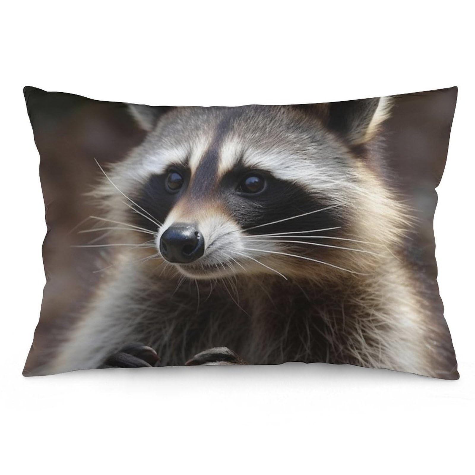 NTVOWPZO 2 Pack Decoration Throw Pillow Covers 12 "x20 Pillowcases Covers Raccoon Pillowcases Modern Farmhouse Home Decor Sofa Cushions Covers for Couch Bed Living Room