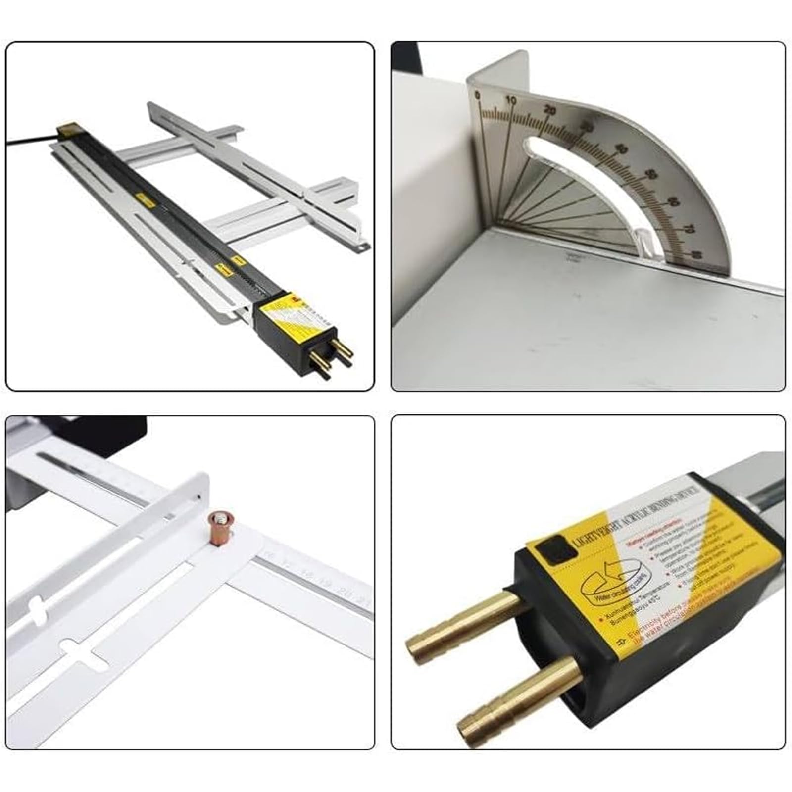 Dobladora eléctrica de acrílico caliente, temperatura ajustable, para 1-6 mm de grosor, con soporte y ángulo, para hacer carteles y decoración