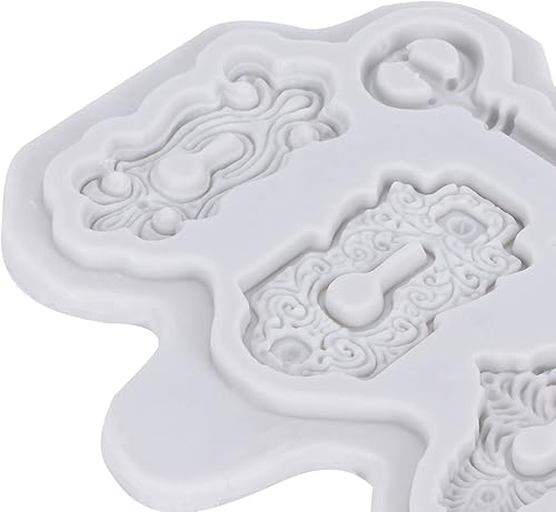 Miniatura 9 de Molde de silicona para tartas, diseño de ojo de cerradura, fondant, molde de caramelo de chocolate, herramientas de decoración de pasteles para