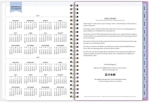 Miniatura 6 de Notas de agenda vertical por hora de enero de 2024 x diciembre de 2024 para todo el año, semanalmensual, 5.875 x 8.625 pulgadas, diseño de día y