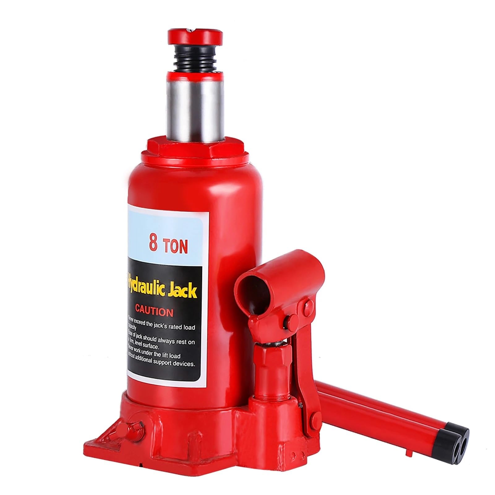 Martinetto Idraulico Portatile a Bottiglia 8T da 200 mm a 385 mm | Martinetto idraulico regolabile Per jack a bottiglia Per trattori