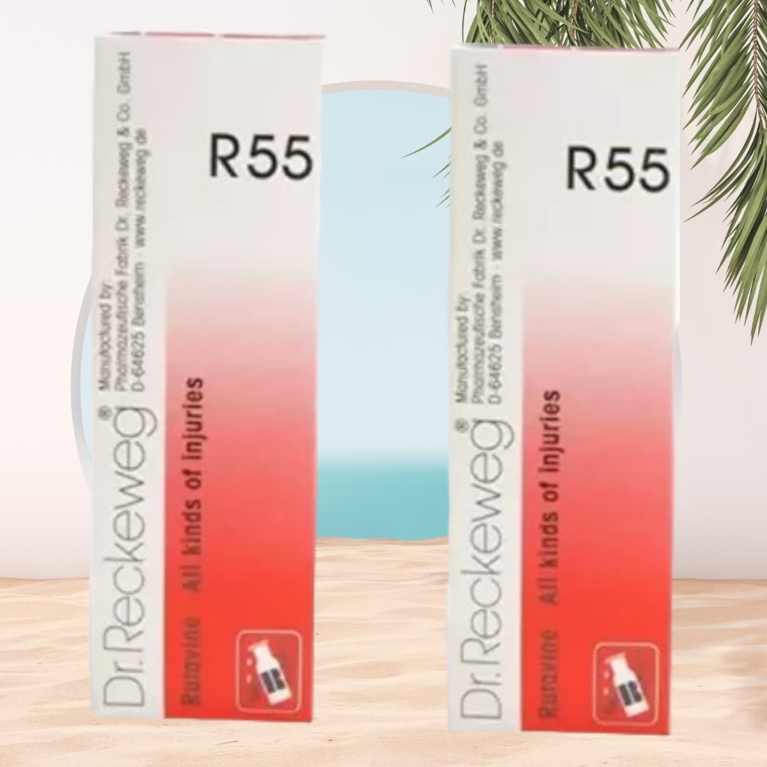 Dr Reckeweg R55 Homeopathic Medicine Rutavine - Homeopathic Medicine 22ml, Pack of 2