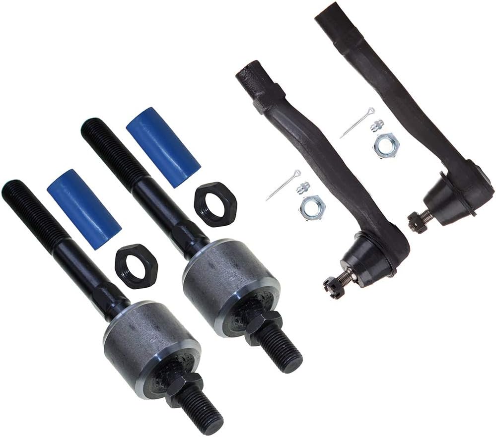 SCITOO 4-PC SET Suspension Kit For Honda Civic CRX Inner Tie Rod End,Outer Tie Rod End