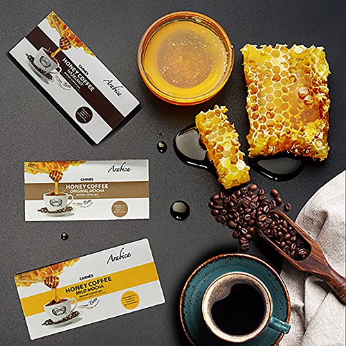 Carnes Premium Instant Coffee Mix with Honey Powder (Variety, 20 Count_3 Boxes)