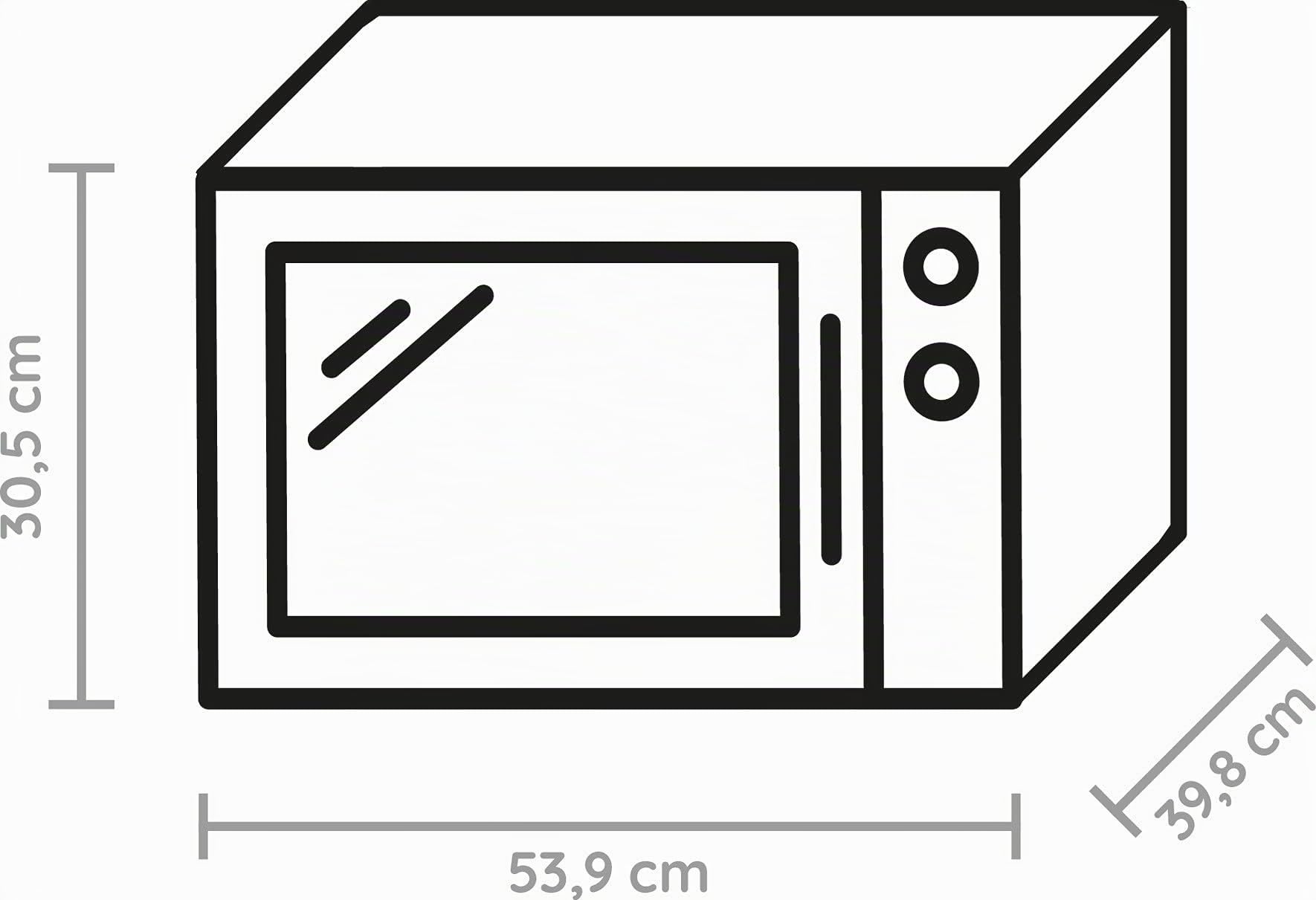 Bauknecht MW 304 M/Combinación Grill y Microondas / 900 W / 30 L/Cuarzo Grill 1050 W/Función de cocción al vapor, AutoClean/Función yogur/Funcion/Función de fusión/Función mantener caliente