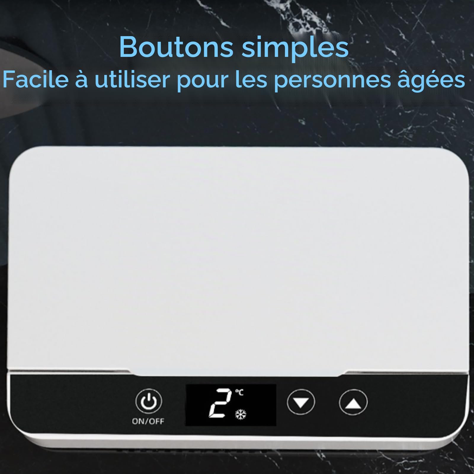 Mini Frigo Medical et Refroidisseur d'insuline Haute Capacité pour Voiture, Trousse à Insuline, Réfrigérateurs à Insuline Portables, Voyage, Maison en Plein Air (Size : Lithium Battery x 2)