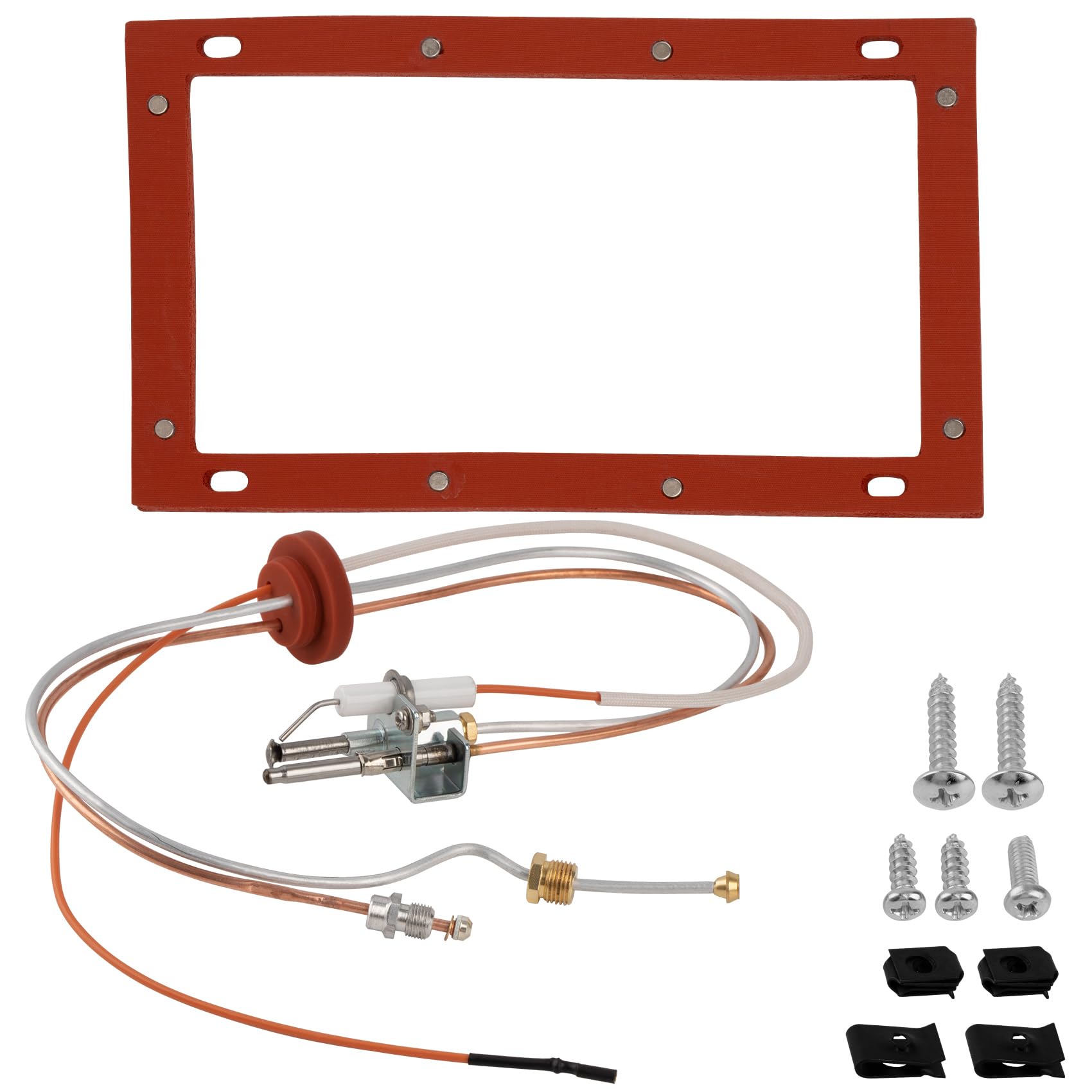 Pilot and Igniter Assembly Replacement Kit SP20075 SP20305A for Natural Gas Water Heater Compatible with Rheem, Protech, GE