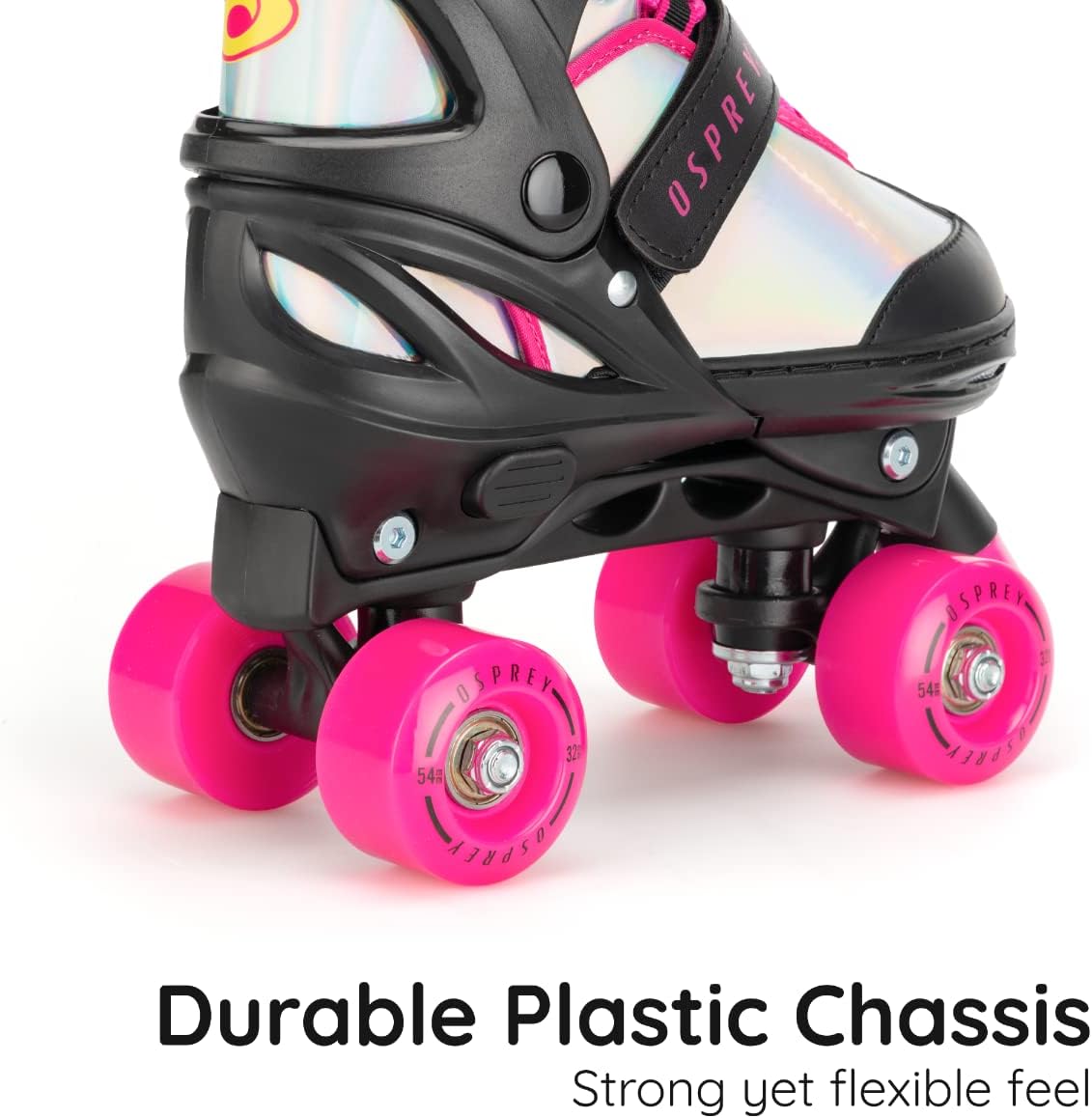 Osprey Kids Roller Skates, Adjustable Quad Skates
