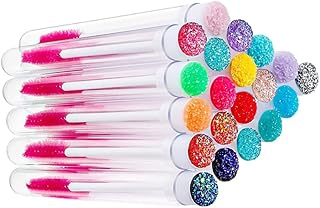 20 Uds. Cepillo de extensión de pestañas, fle...