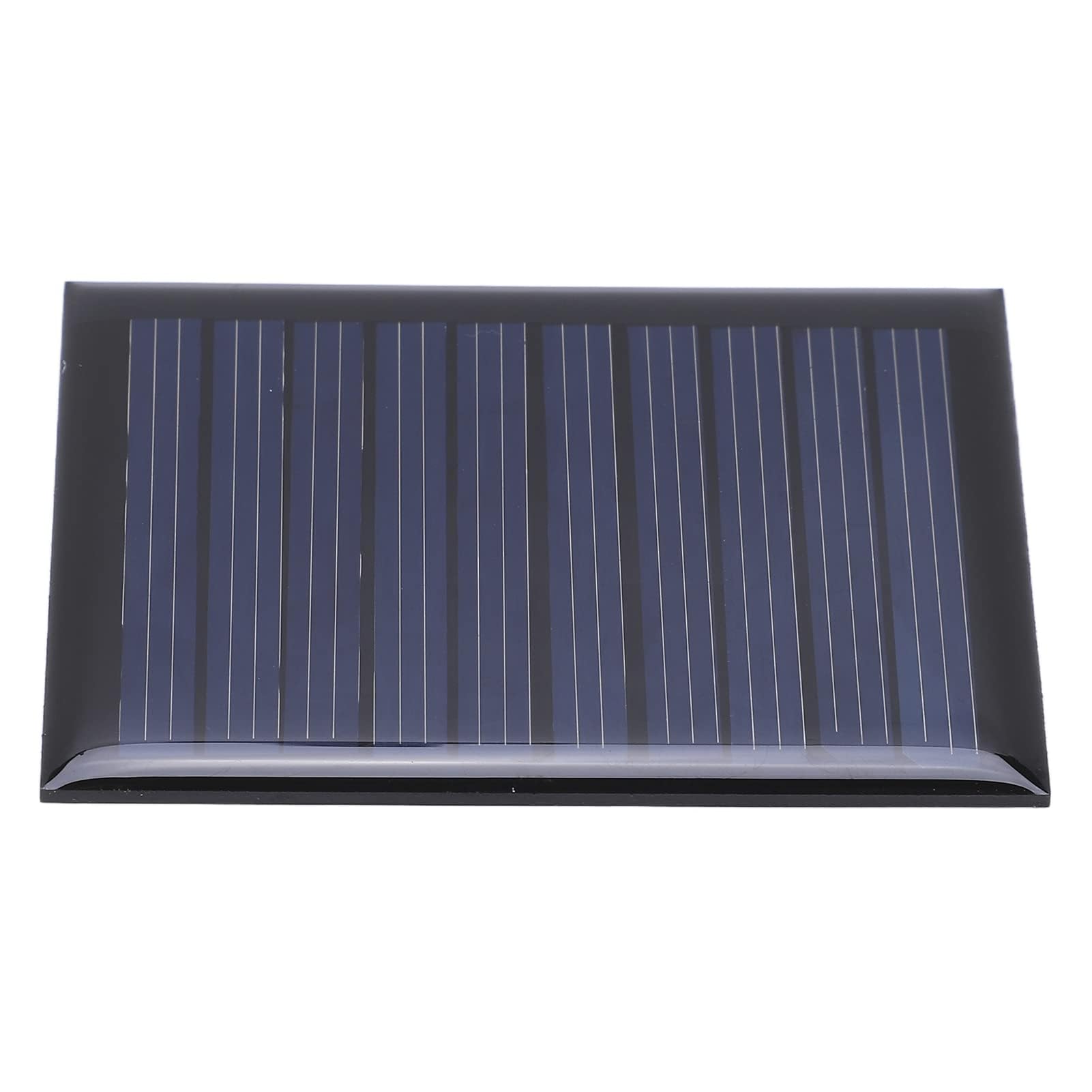 Pannello Solare Mini, 5V 50mA 60x40mm Monocristallino Compatto, Modulo Energia Solare per Dispositivi Esterni IoT Robot Elettronica Portatile