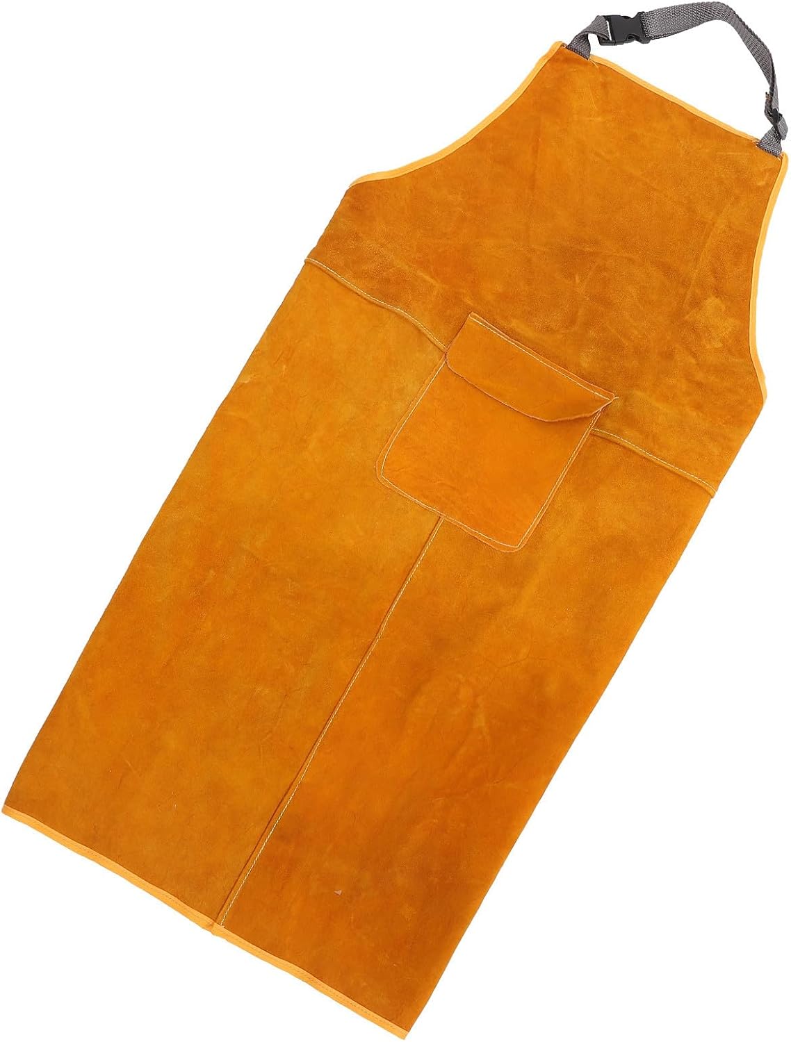 Leather Welding Apron Anti Scalding with Pocket, Cowhide, Fireproof