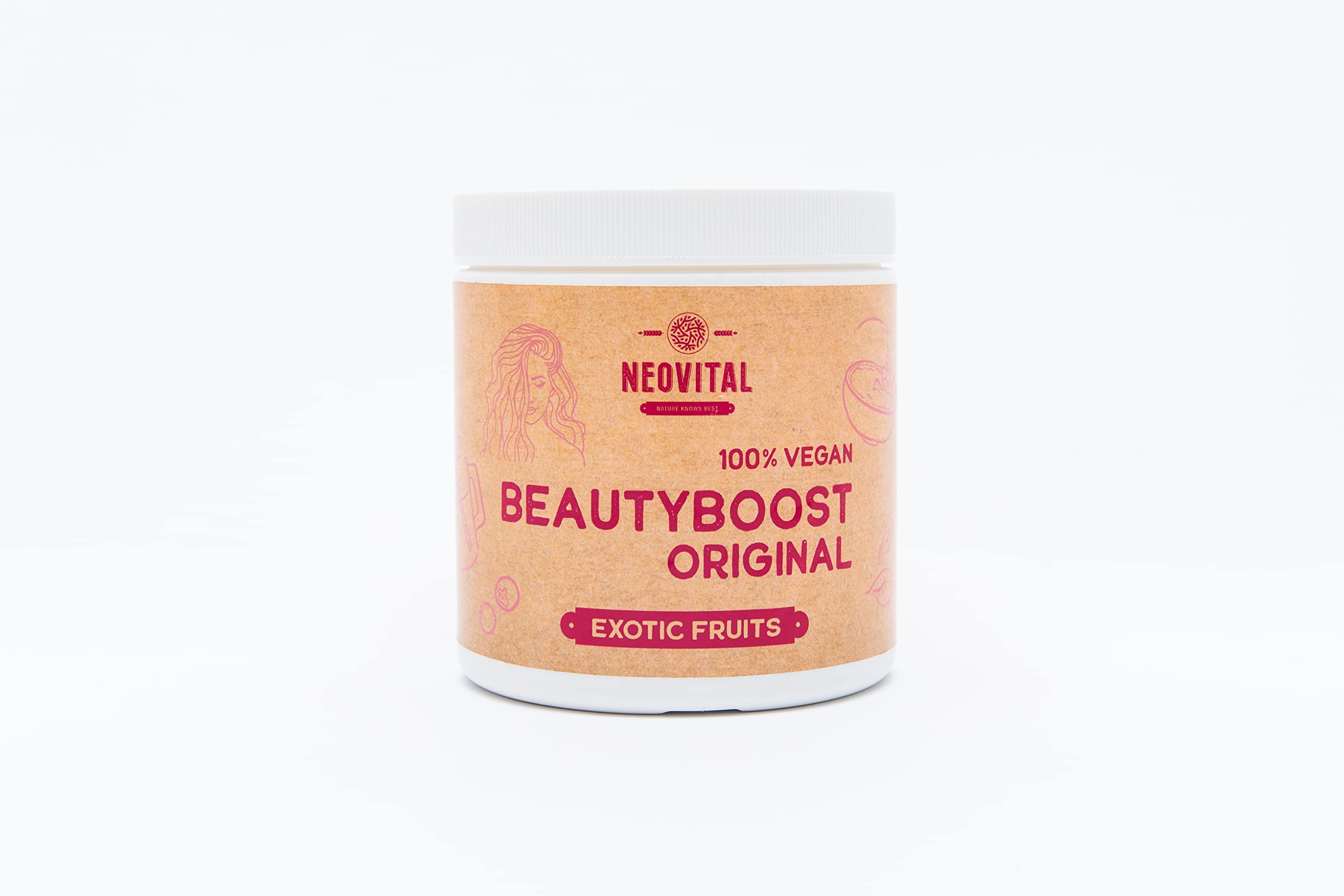 Neovital Beauty Boost Vega - Hochkonzentration Multivitamin-Pulver -