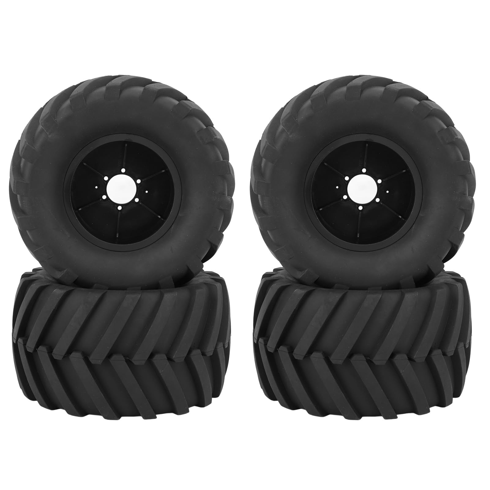 1/8 Scale RC Car Tires & Wheels Set - Strong Grip, High Abrasion, For Off-Road RC Vehicles - View #4