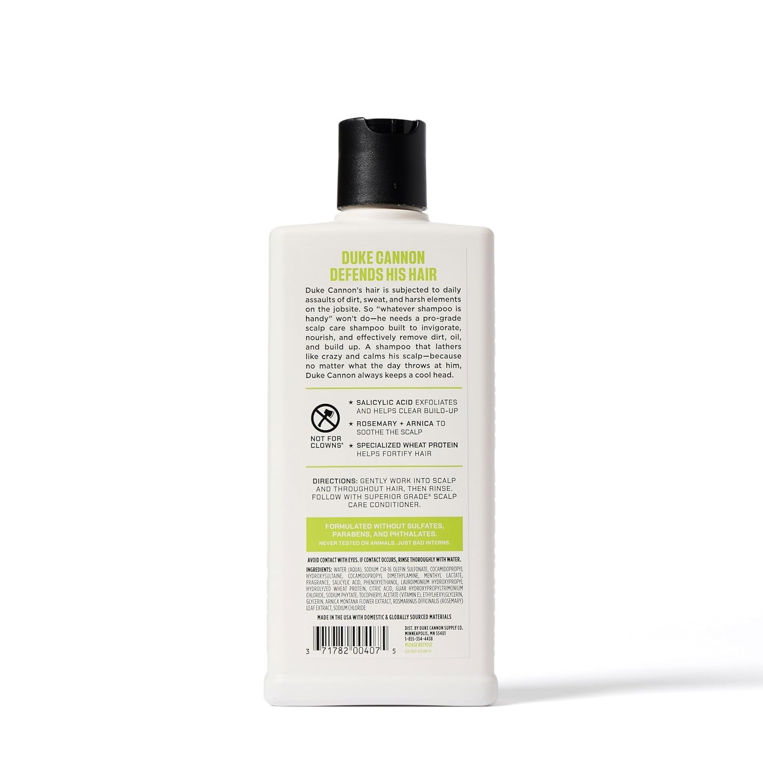 Duke Cannon Superior Grade Scalp Care Shampoo for Men - 14 fl oz image 2