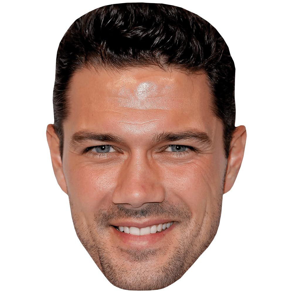 Ryan Paevey-Vlieger (Smile) Celebrity Mask, Flat Card Face, Fancy Dress Mask