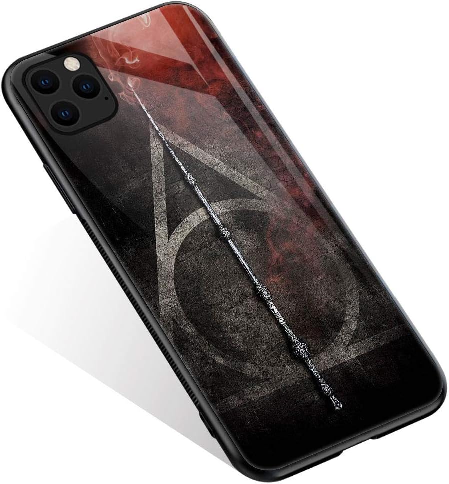 iPhone 12 Pro Max Case,Animation Movie 672 Pattern Design iPhone 12 Pro Max Cases, Tempered Glass Back + Soft Silicone TPU Shock Absorption Bumper Protective Case Compatible for iPhone 12 Pro Max