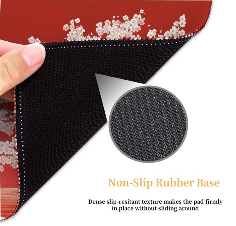 Mouse pad gamer avec base en caoutchouc stable pour une précision ultime - 5