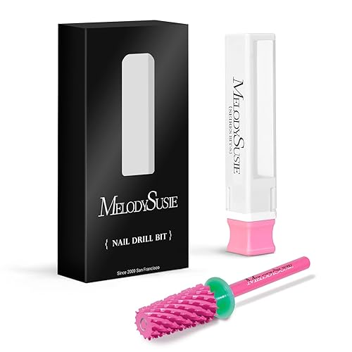 Miniatura 7 de MelodySusie Brocas de barril cónico para uñas, brocas de tungsteno de carburo de 332 pulgadas, adecuadas para manicura, pedicura, cutícula, esmalte