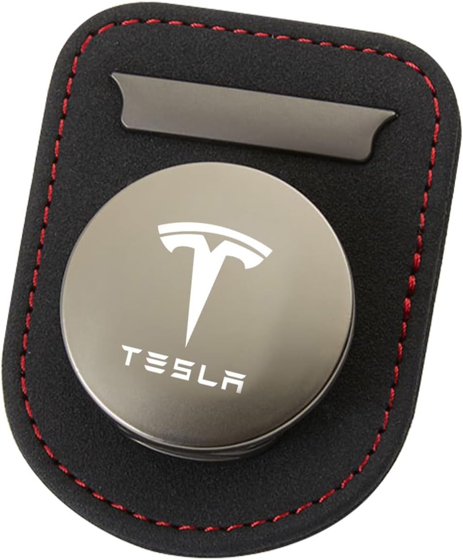 Amazon.co.jp ZUISHENG 車用メガネクリップ,テスラ Tesla に適し メガネフレーム 車収納 スエード素材 サングラス