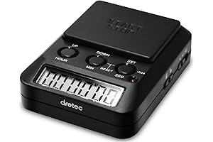 Dretec Learning Timer, Desk Stopwatch for Studying, Large Button, Count Function Until the Target Date