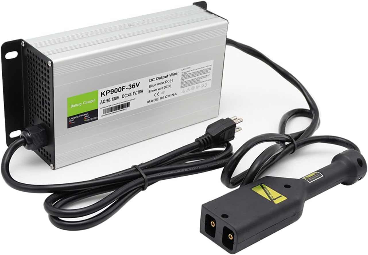 Abakoo Battery Charger 36V 18A for EZGO EZ-GO TXT 96-Up Golf Cart, with D-Plug / Powerwise Style Plug