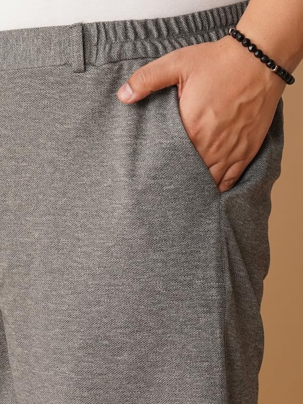 Image of OOMPH! Men's Short for Summer | Stretchable Fabric | Breathable & Lightweight | Casual Lounge Short with Elastic Waistband & Drawstring