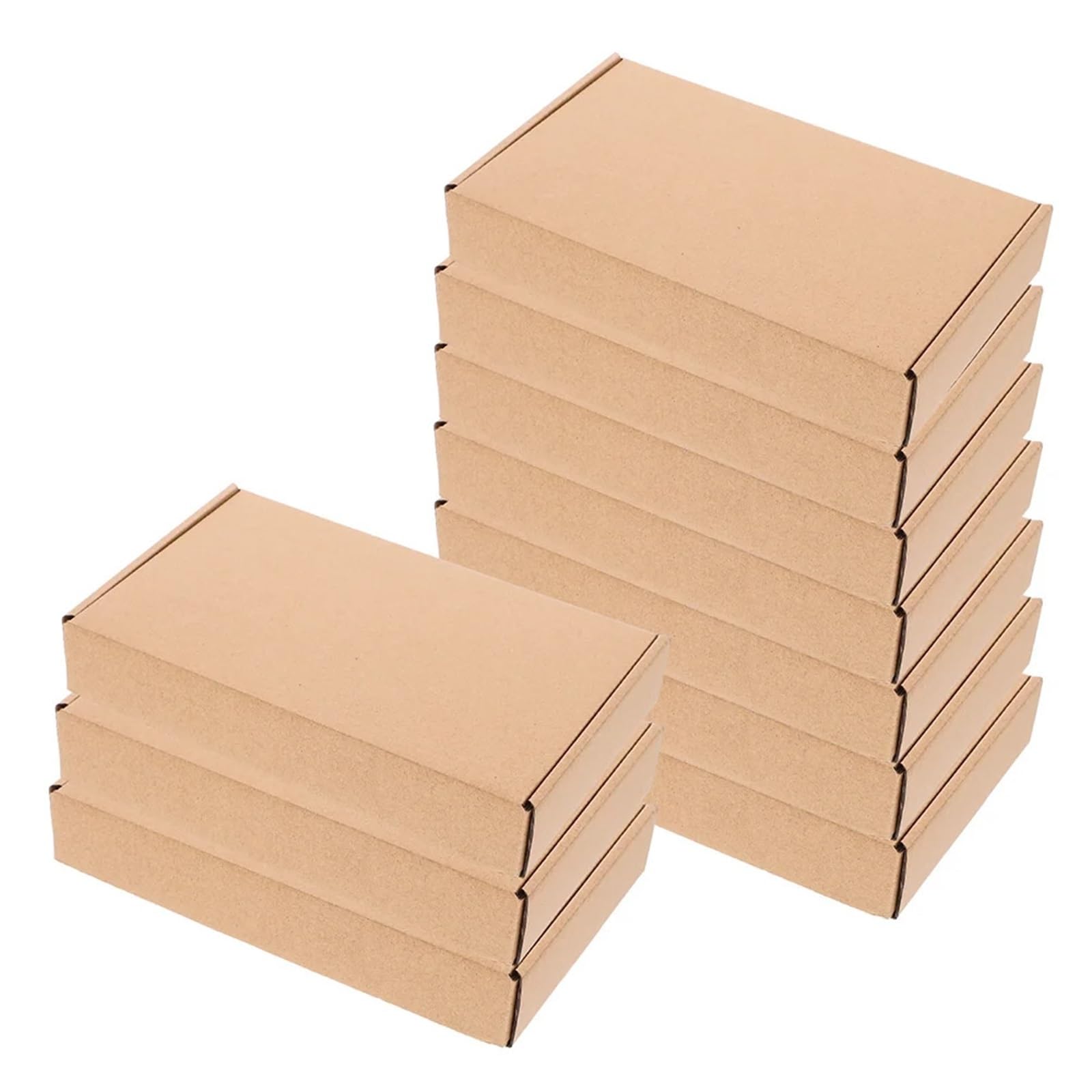 30 Pcs Paper Box Mailing Boxes For Shipping Cardboard Small Flat Corrugated Packing For Mailer, Shipping