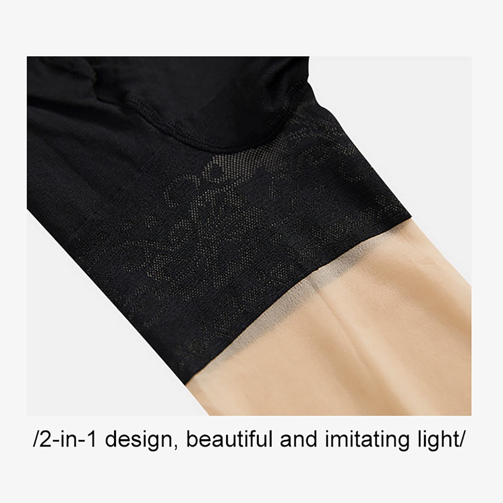 5 Paia di Calze Sexy da Donna, Collant antiriflesso e antistrappo, Calze Alte UltraSottili e Sottili per Una Festa (Stile a 55)