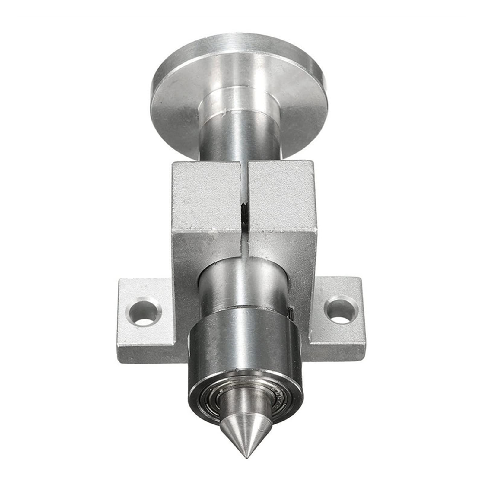 Regulowane podwójne łożysko metalowe, obrotowe, akcesoria do majsterkowania do mini tokarki z 2 kluczami, 100x43mm