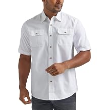 Wrangler Authentics Men's Short Sleeve Classic Woven Shirt