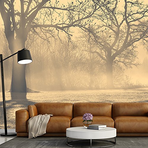 azutura Misty Trees Wall Mural Wallpaper available in 8 Sizes Digital
