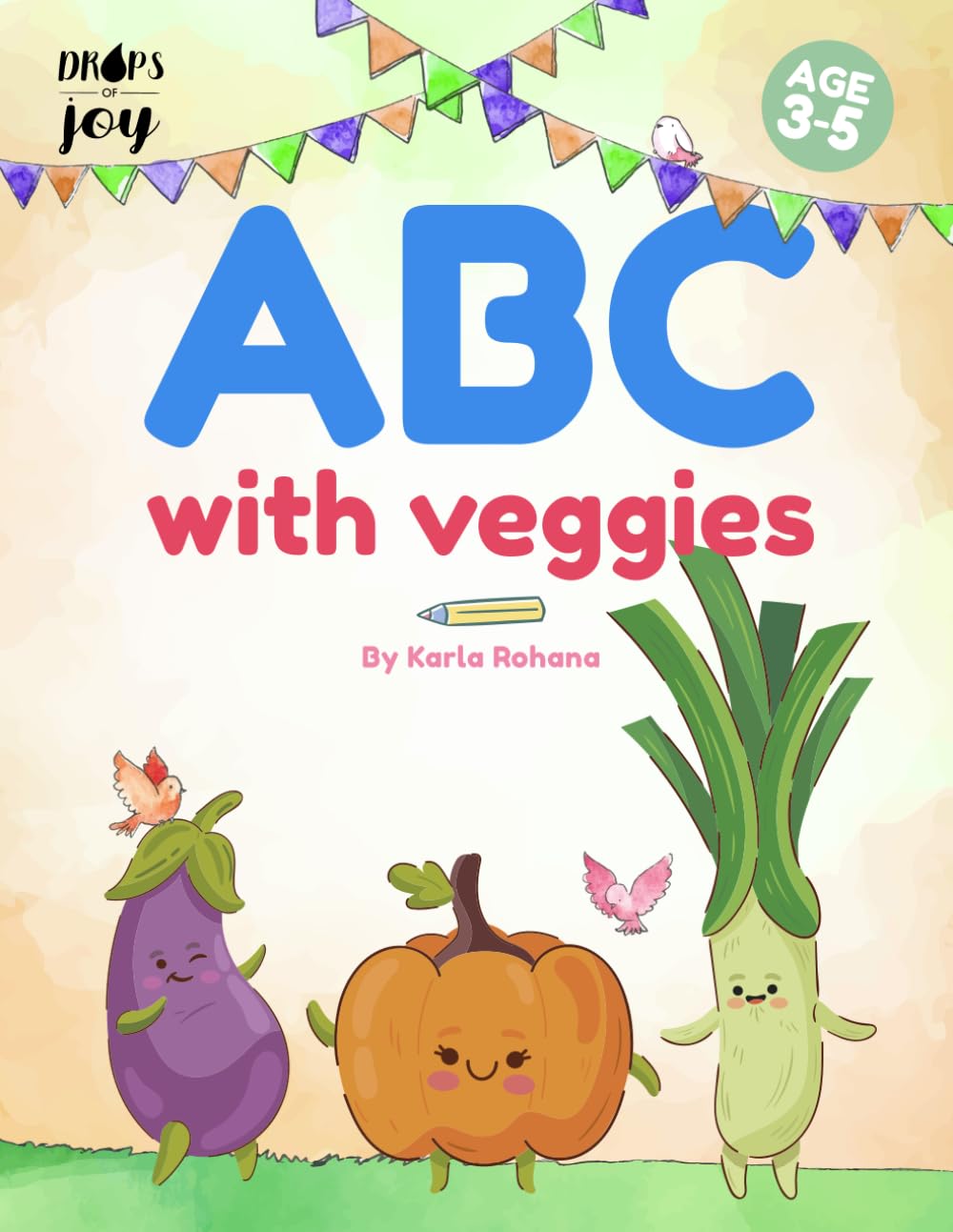 ABC with Vegies - Colour & Learn