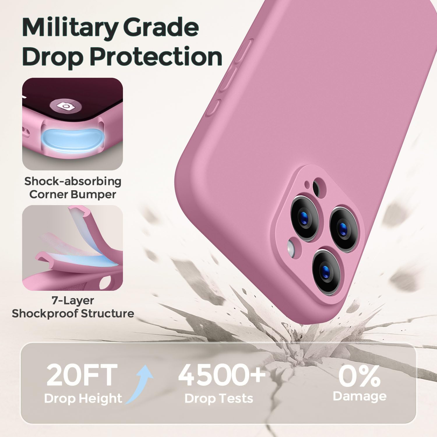 Ktele Magnetic for iPhone 16 Pro Max Case [Compatible with Magsafe] [Premium Silicone Satin-Smooth Touch] Slim Shockproof Anti-Scratch Microfiber Lining Case, 6.9 inch, Lavender Purple - Image 6