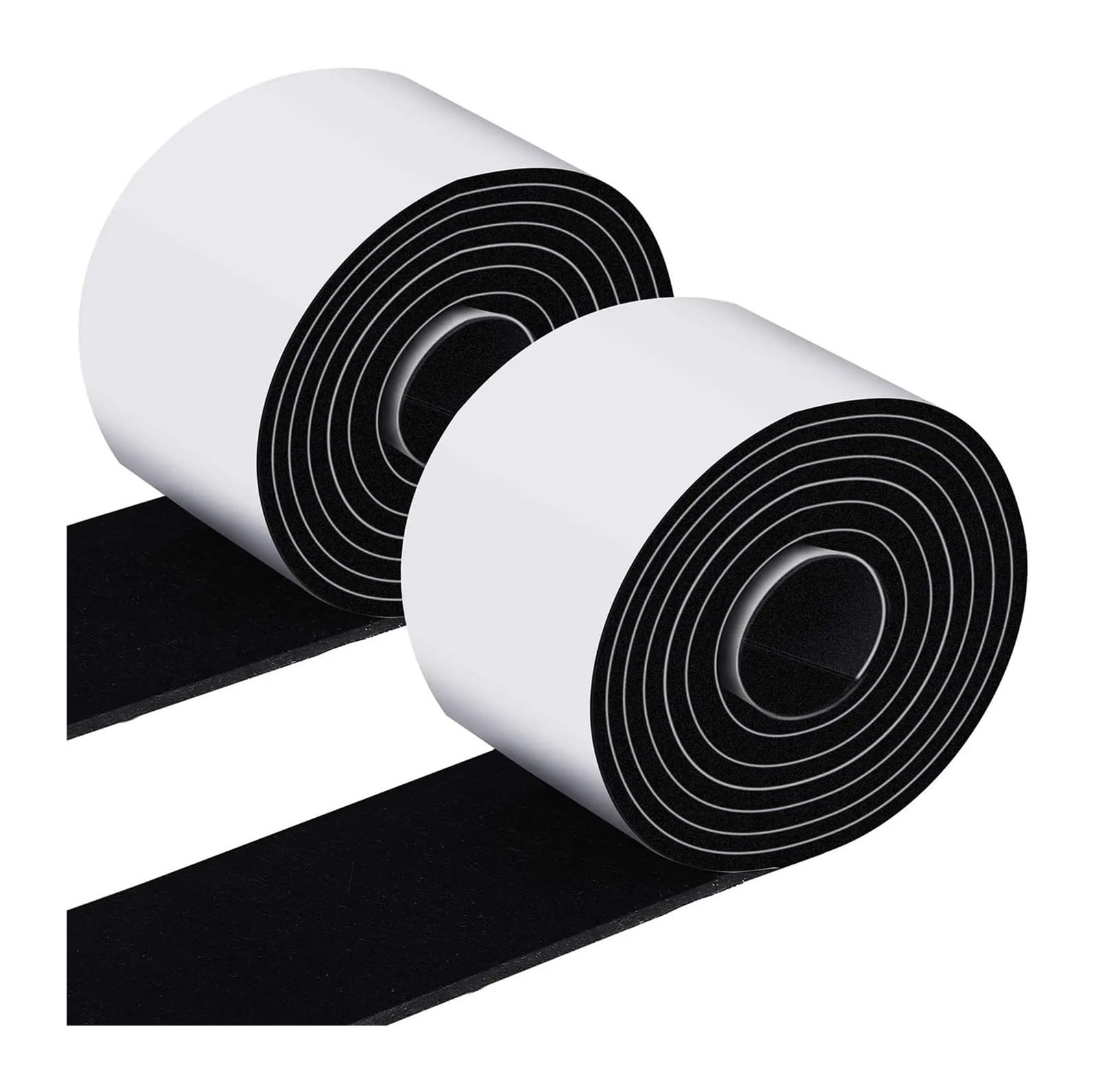 Self Adhesive Floor Protector Pad, Self Adhesive Felt Furniture Pads 2 Rolls Black 40x5x0.12 in Cuttable Non Slip ive