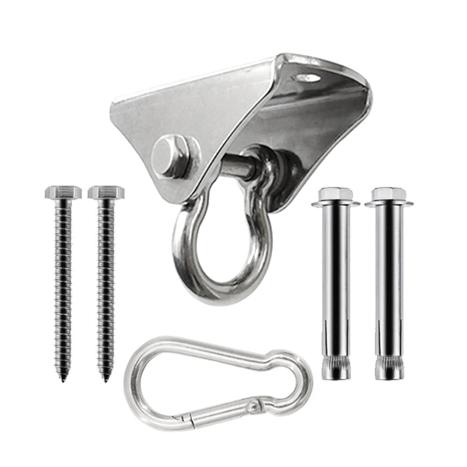 CNfhFRY Eye Hooks， Hook Swing Load-Bearing Ceiling Fixed Plate Hangers Base for Boxing Sandbag Hanging