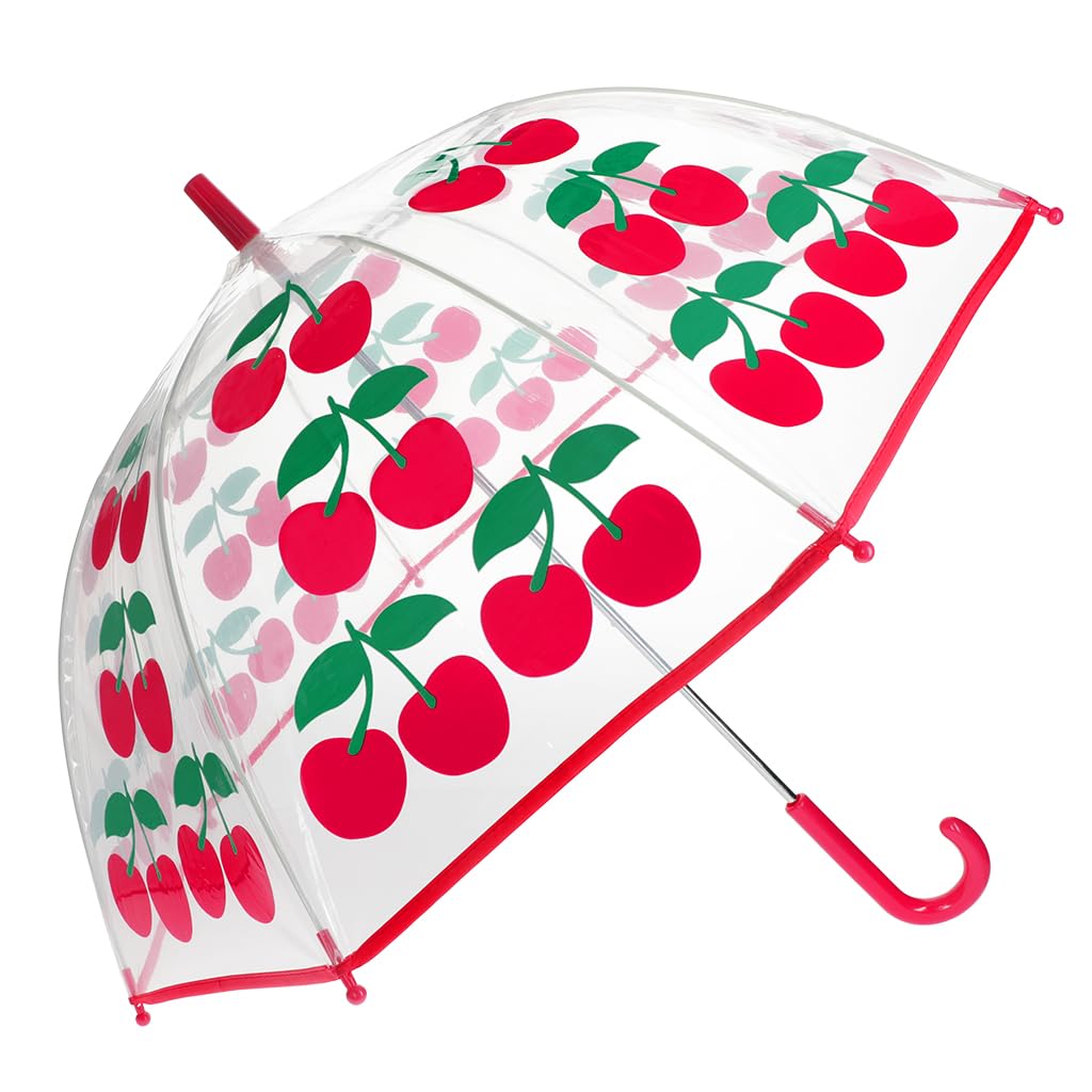 Rex London Cherry Transparent Umbrella