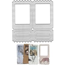 Metal Vintage Double Hole Carved Photo Frame Die Cuts Cutting Dies Embossing Stencils Template Mould for Card Making Decoration and DIY Scrapbooking Album