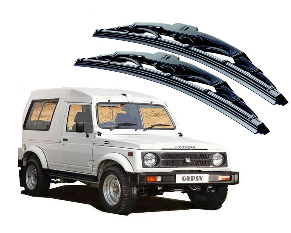Auto E-Shopping Replacement Car Wiper Windshield Blades for Maruti Gypsy Size 14 14 Set of 2 Pieces-image-5
