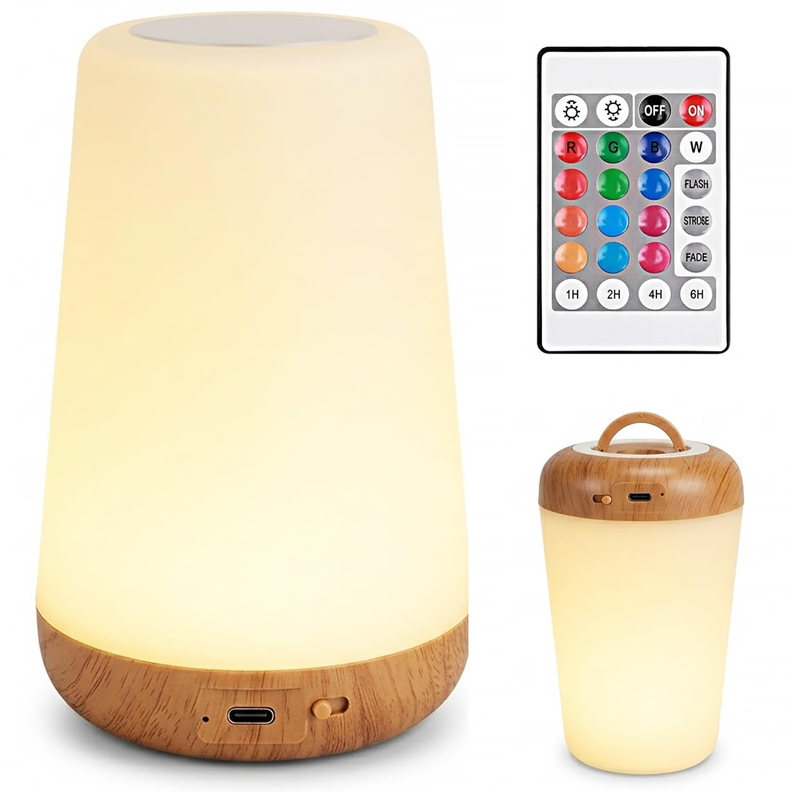 Buy ZEONX LED Bedside Night Light – Touch & Remote Control Small