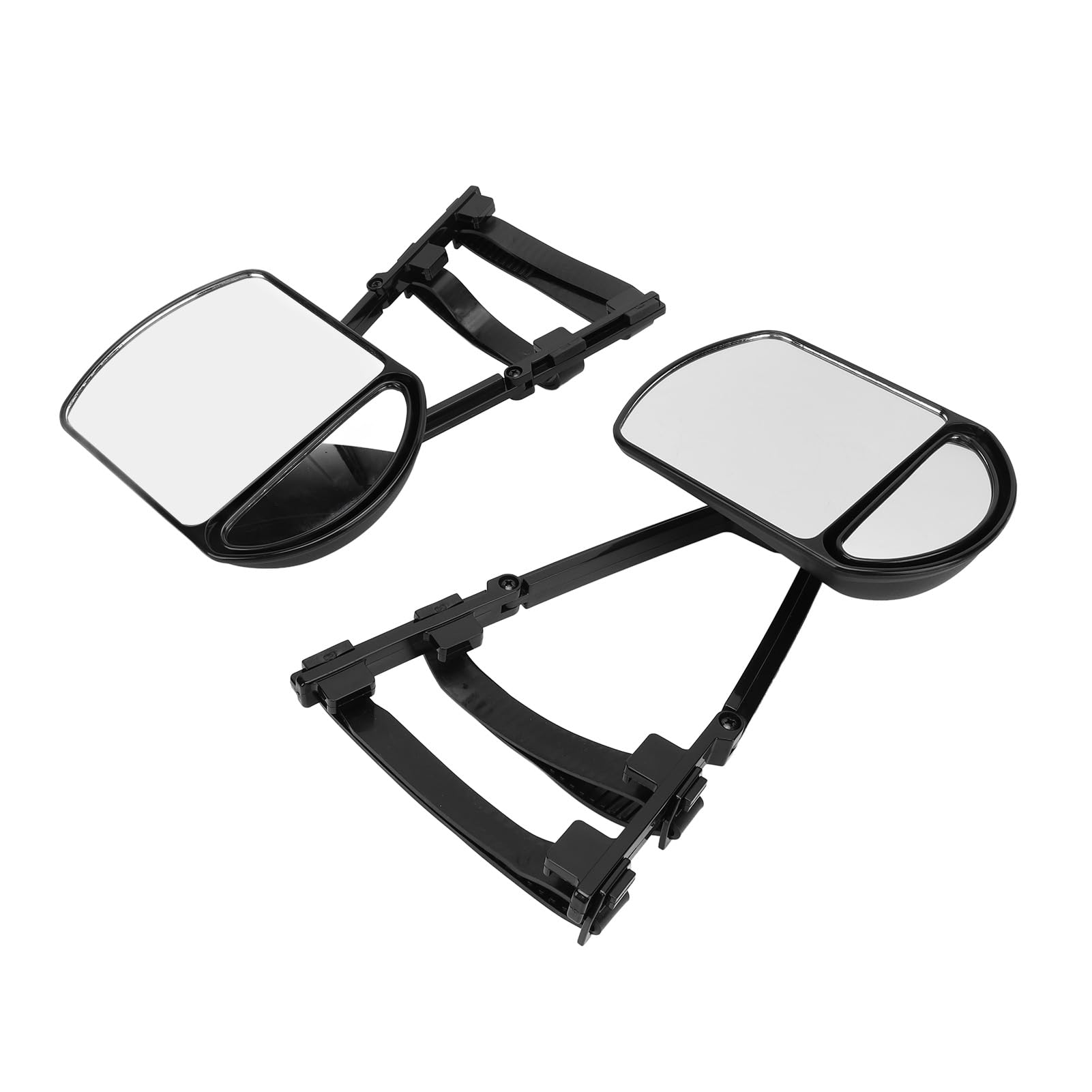 Keenso Lusterko Holownicze, ABS Clip On Przedłużka Lusterek 2 Szt. z 360